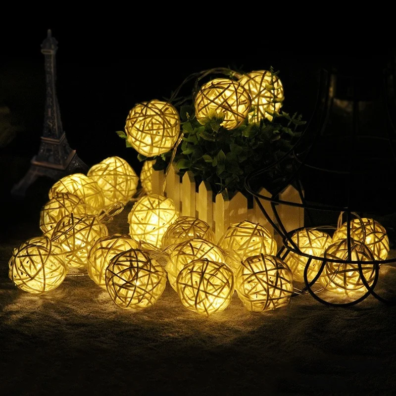 Luz Led Christmas Decoration Garden Decoration Led Lights Rattan Ball Fairy Lights Outdoor Garland Lights Garland Street Navidad
Luz Led Christmas Decoration Garden Decoration Led Lights Rattan Ball Fairy Lights Outdoor Garland Lights Garland Street Navidad