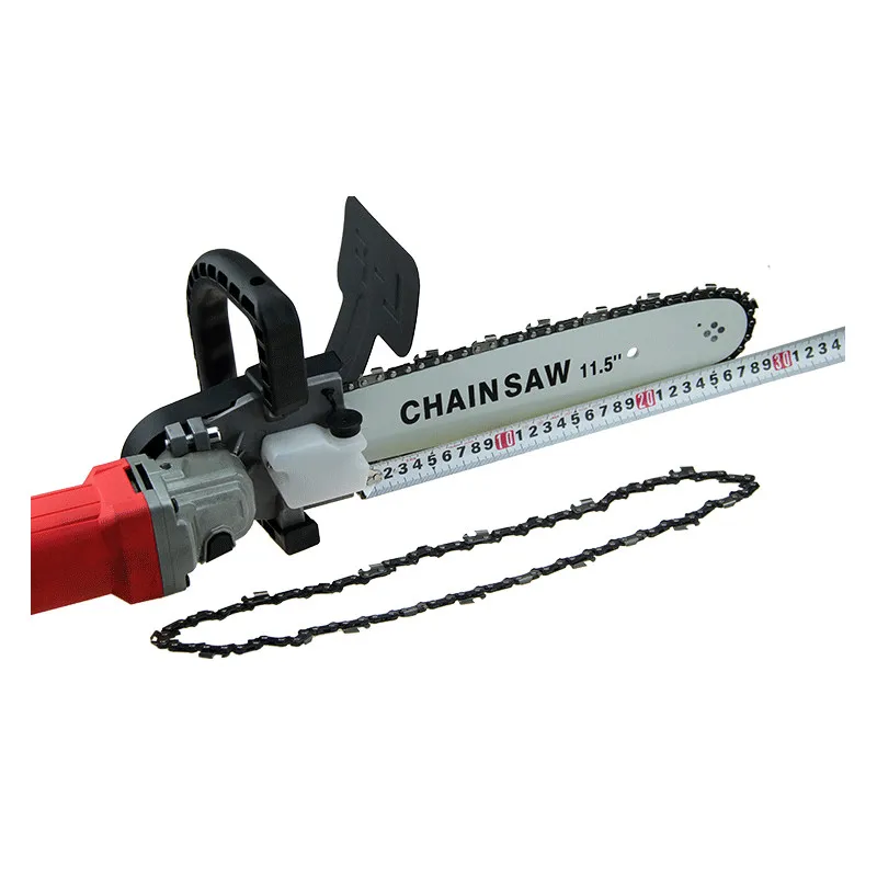 Logging Saw Chainsaw 220V Wood Chain AC Home DIY Electric Small Multifunctional Woodworking Angle Grinder Modification
Logging Saw Chainsaw 220V Wood Chain AC Home DIY Electric Small Multifunctional Woodworking Angle Grinder Modification