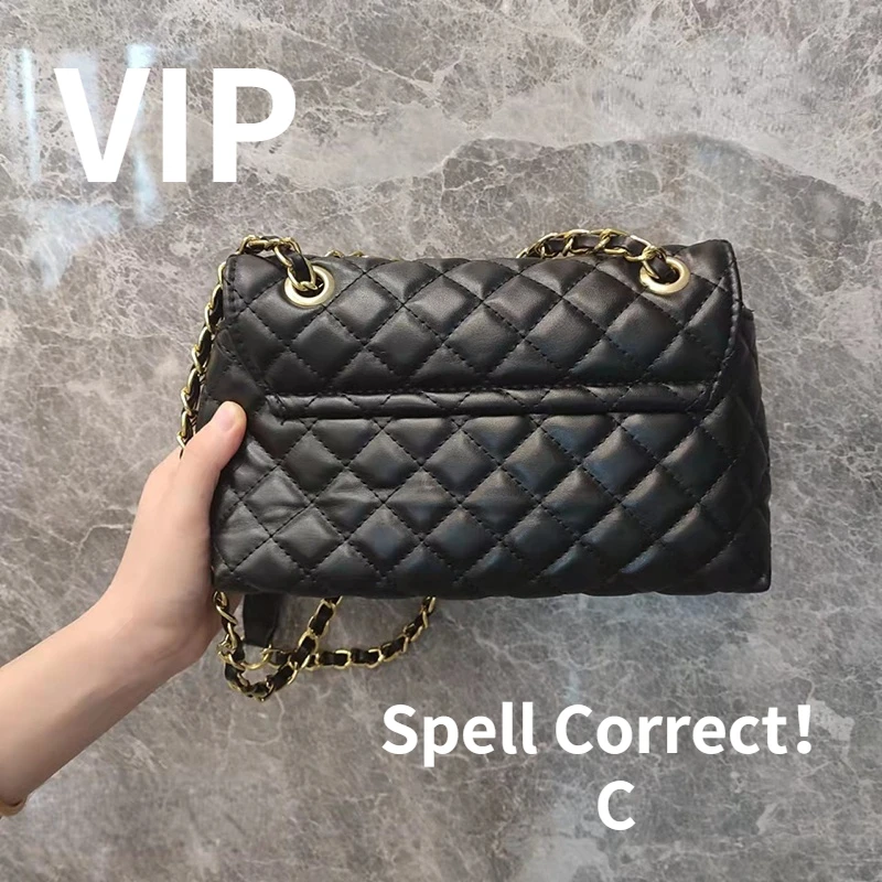 Spell Correct Top Quality Luxury Designer Chain Leather Shoulder Bags For Women Original Trended Brand purses and handbags
Spell Correct Top Quality Luxury Designer Chain Leather Shoulder Bags For Women Original Trended Brand purses and handbags