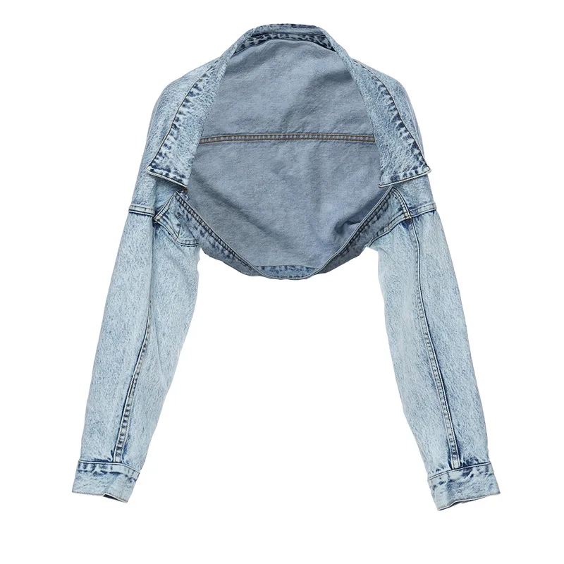 Donsignet Women Jackets 21 Autumn Personalized Tailoring Motorcycle Jacket Short Denim Jacket Fashion Streetwear Women Tops
Donsignet Women Jackets 21 Autumn Personalized Tailoring Motorcycle Jacket Short Denim Jacket Fashion Streetwear Women Tops