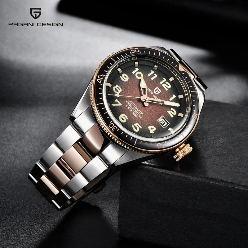 PAGANI Design 2020 Luxury Business Sport Mechanical Wristwatch Brand Men Watches Automatic Stainless Steel Waterproof Watch Men
PAGANI Design 2020 Luxury Business Sport Mechanical Wristwatch Brand Men Watches Automatic Stainless Steel Waterproof Watch Men