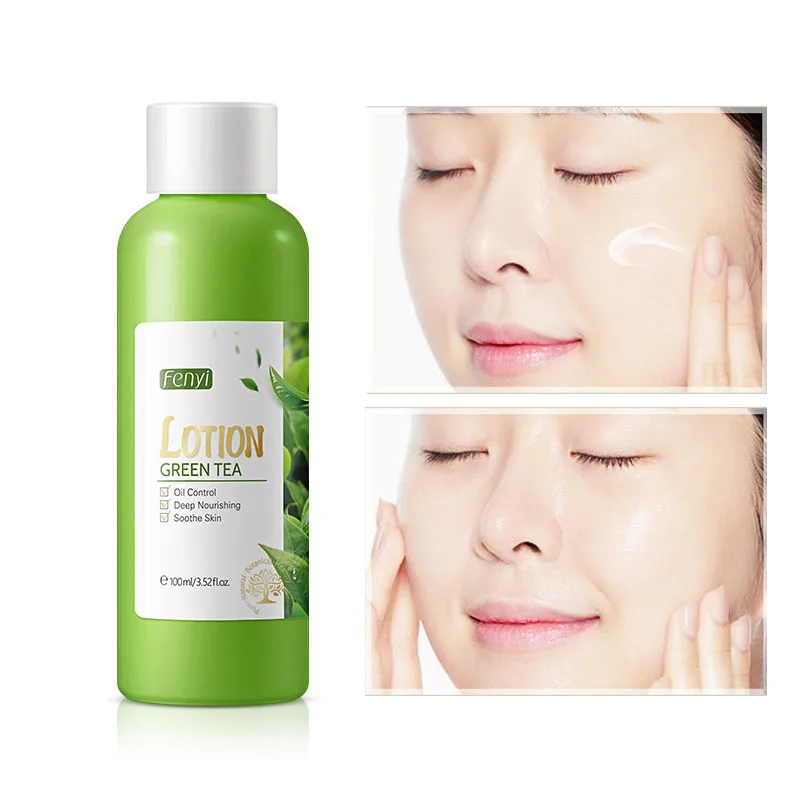 100ML Green Tea Moisturizing Lotion Whitening Oil Control Firming Deep Nourishing Soothing Sensitive Skin Repair Facial Lotion
100ML Green Tea Moisturizing Lotion Whitening Oil Control Firming Deep Nourishing Soothing Sensitive Skin Repair Facial Lotion