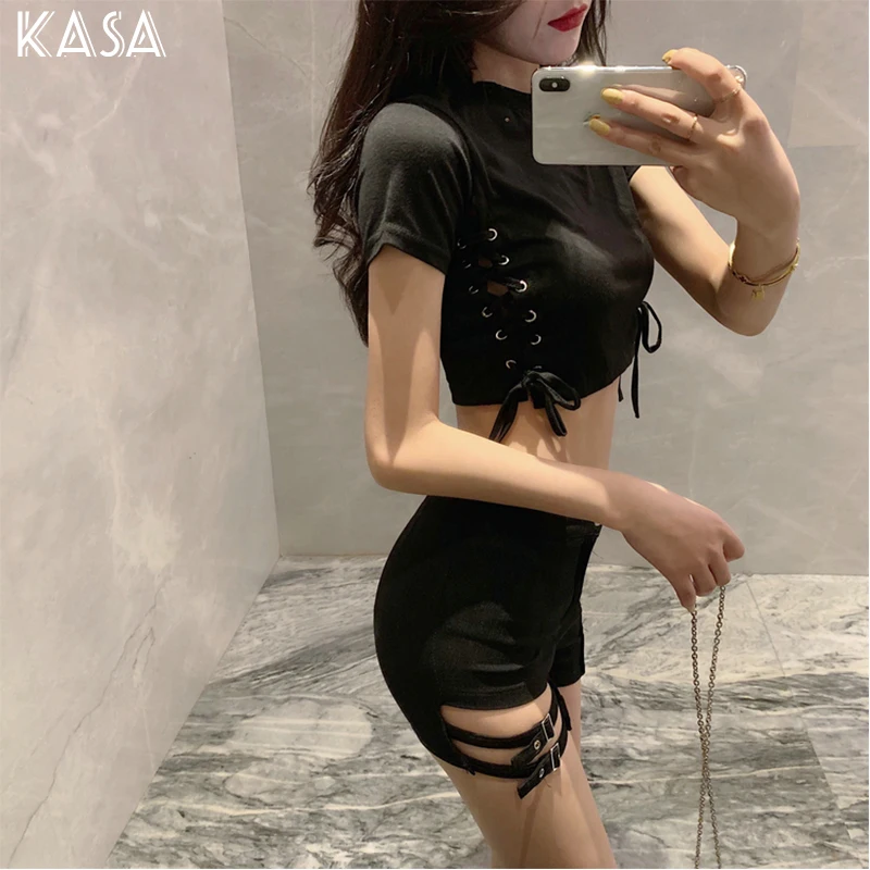 KASA672 double buckle design high waist stretch tight shorts women chic suspenders were thin sexy hot pants street hip-hop pants
KASA672 double buckle design high waist stretch tight shorts women chic suspenders were thin sexy hot pants street hip-hop pants