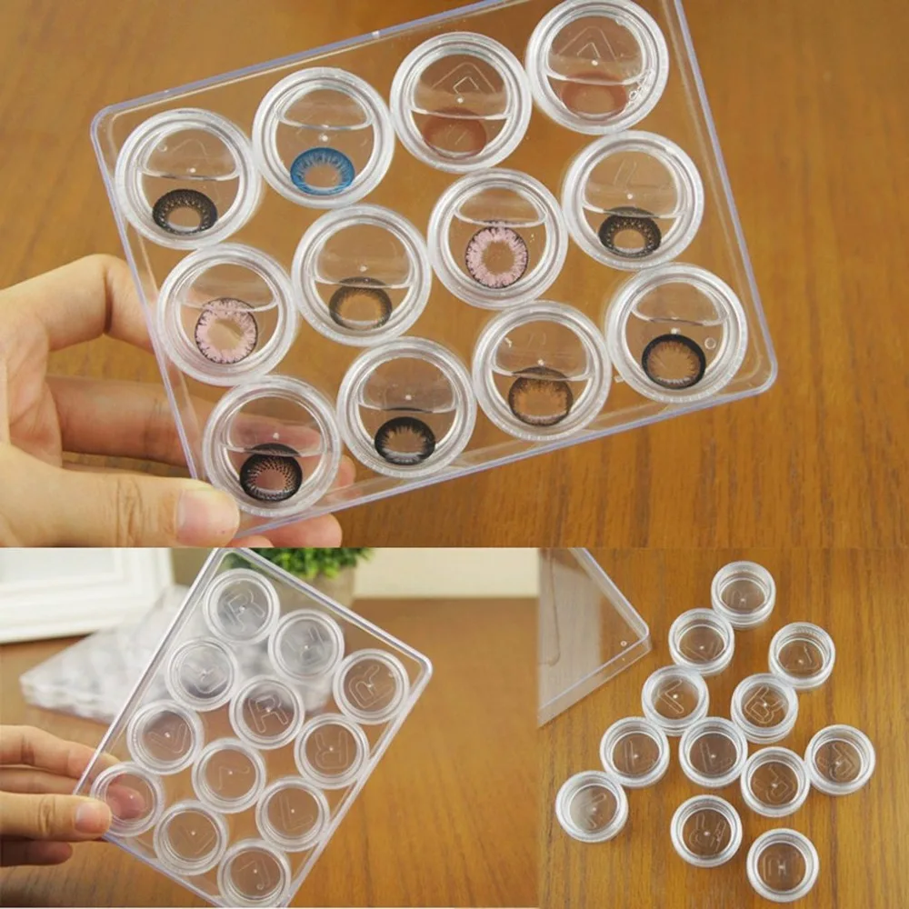 Transparent Contact Lens Case Container Potable Outdoor Travel Holder Plastic Storage Box Hold 12pcs Lens
Transparent Contact Lens Case Container Potable Outdoor Travel Holder Plastic Storage Box Hold 12pcs Lens