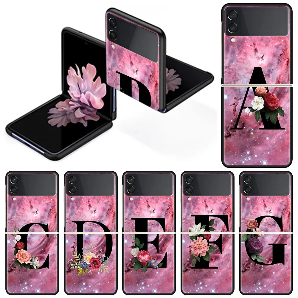 Flower Letter Case for Samsung Galaxy Z Flip 3 Hard Silicone Tpu Funda Shockproof Cover Luxury Phone Shell
Flower Letter Case for Samsung Galaxy Z Flip 3 Hard Silicone Tpu Funda Shockproof Cover Luxury Phone Shell