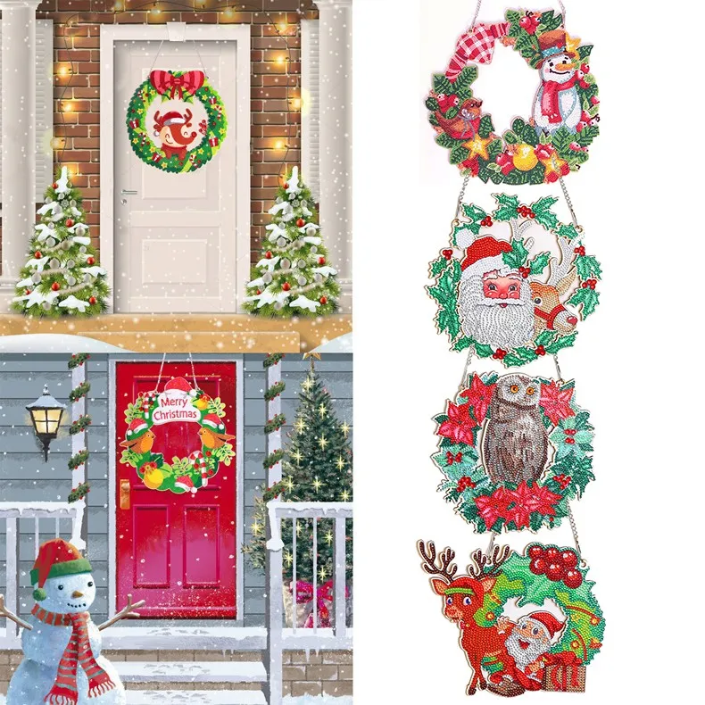 Diamond Painting Wreath Xmas Wreath Kit Diamond Embroidery Kit Special Shaped Drill DIY Cross Stitch Art Craft Home Wall Decor
Diamond Painting Wreath Xmas Wreath Kit Diamond Embroidery Kit Special Shaped Drill DIY Cross Stitch Art Craft Home Wall Decor