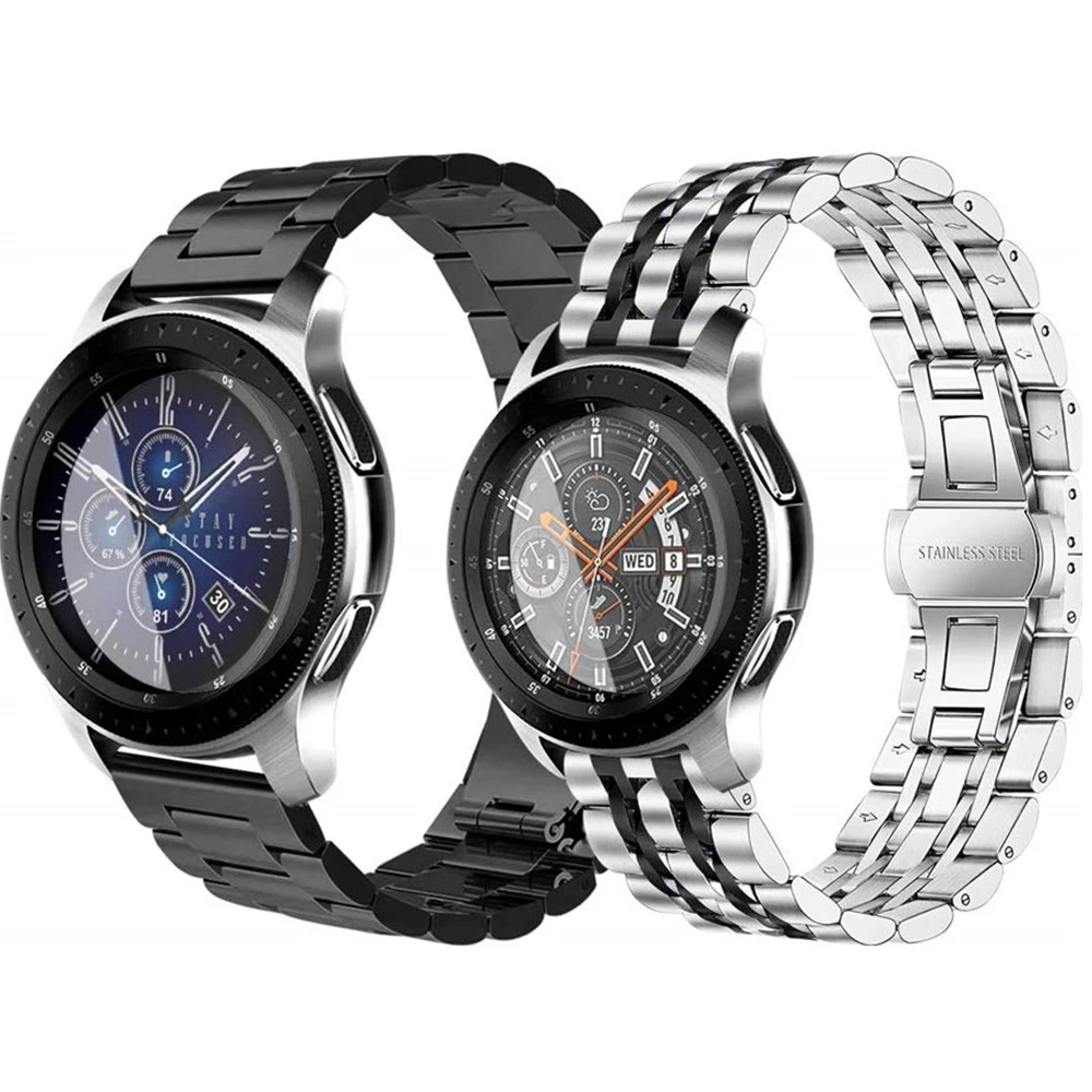 For Samsung Galaxy Watch 46mm Band/Gear S3 Frontier 22mm 20mm Stainless Steel Wrist Strap for Galaxy Watch Active 2 40mm 44mm
For Samsung Galaxy Watch 46mm Band/Gear S3 Frontier 22mm 20mm Stainless Steel Wrist Strap for Galaxy Watch Active 2 40mm 44mm