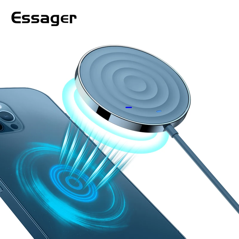 Essager 15W QI Magnetic Wireless Charger For iPhone 12 Pro Max Mini Induction Fast Magic Wireless Charging
Essager 15W QI Magnetic Wireless Charger For iPhone 12 Pro Max Mini Induction Fast Magic Wireless Charging