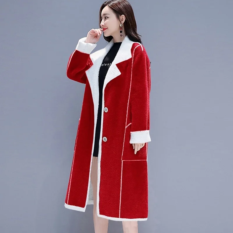 Women Suede Fur Winter Coat 2019 Fashion Thick Faux Sheepskin Long Jacket Overcoat Female Solid Warm Trench Coats AA5238
Women Suede Fur Winter Coat 2019 Fashion Thick Faux Sheepskin Long Jacket Overcoat Female Solid Warm Trench Coats AA5238