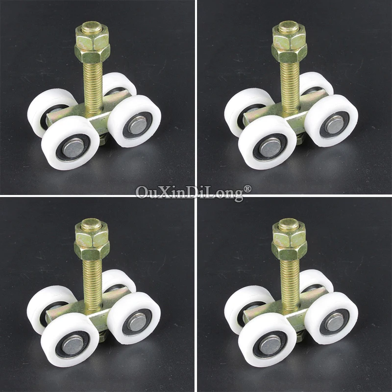 HOT 4PCS Heavy Hanging Rail Sliding Door Rollers Industrial Warehouse Orbital Track Bearing Nylon Wheels Pulleys Loading 200KG
HOT 4PCS Heavy Hanging Rail Sliding Door Rollers Industrial Warehouse Orbital Track Bearing Nylon Wheels Pulleys Loading 200KG