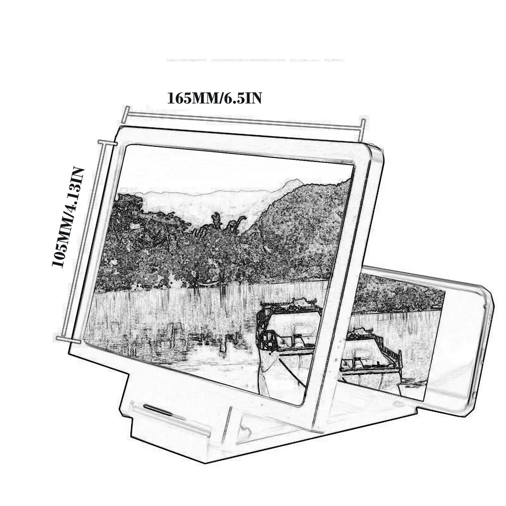 3D Screen Amplifier Mobile Phone Screen Video Magnifier For Cell Phone Smartphone Enlarged Screen Phone Stand Bracket
3D Screen Amplifier Mobile Phone Screen Video Magnifier For Cell Phone Smartphone Enlarged Screen Phone Stand Bracket