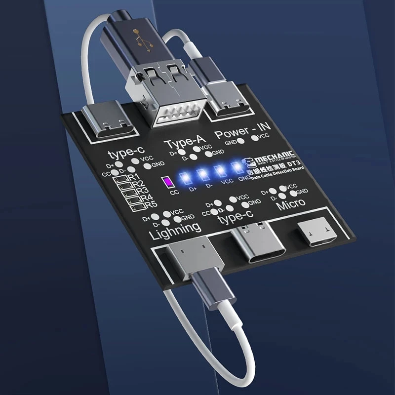 ПАНЕЛЬ ОБНАРУЖЕНИЯ кабеля передачи данных MECHANIC DT3 On-Off Type-C Micro Lightning тестовая плата переключения данных для iPhone Android
ПАНЕЛЬ ОБНАРУЖЕНИЯ кабеля передачи данных MECHANIC DT3 On-Off Type-C Micro Lightning тестовая плата переключения данных для iPhone Android