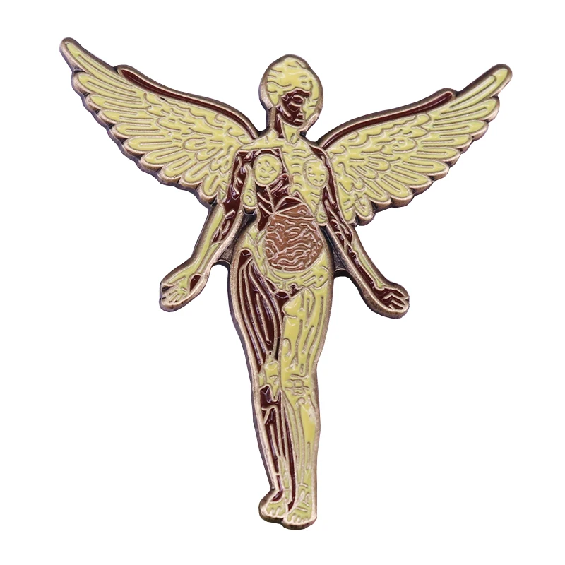 Nivana In Uteruss Enamel Pin Golden Angel Badge Rock Music JewelryBoy friends girlfriends Adults kids Gift
Nivana In Uteruss Enamel Pin Golden Angel Badge Rock Music JewelryBoy friends girlfriends Adults kids Gift