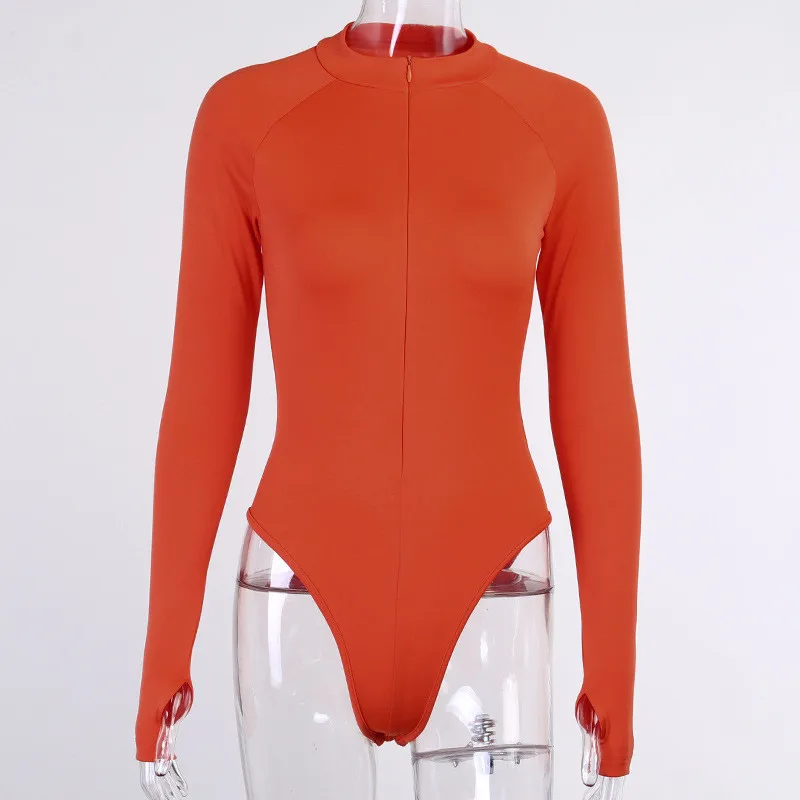 2020 Winter Rompers Women Jumpsuits Bodysuits Streetwear Sheath O Neck Long Sleeve Sexy Zipper Solid Bodycon Bodysuits Women
2020 Winter Rompers Women Jumpsuits Bodysuits Streetwear Sheath O Neck Long Sleeve Sexy Zipper Solid Bodycon Bodysuits Women