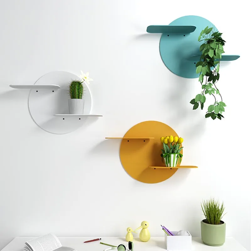 Nordic Metal Iron Wall Shelf Wall Hanging Flower Pot Vases Holder Living Room Wall Decoration Storage Rack Home Decor Organizer
Nordic Metal Iron Wall Shelf Wall Hanging Flower Pot Vases Holder Living Room Wall Decoration Storage Rack Home Decor Organizer