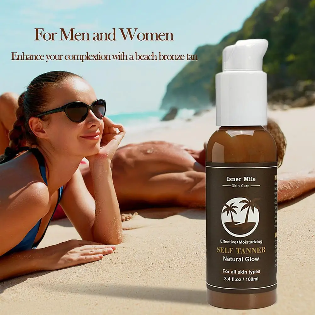 50ml Sunless Self Tanning Lotion Bronze Quickly Coloring Face Cream Tan Body Natural B4K8
50ml Sunless Self Tanning Lotion Bronze Quickly Coloring Face Cream Tan Body Natural B4K8