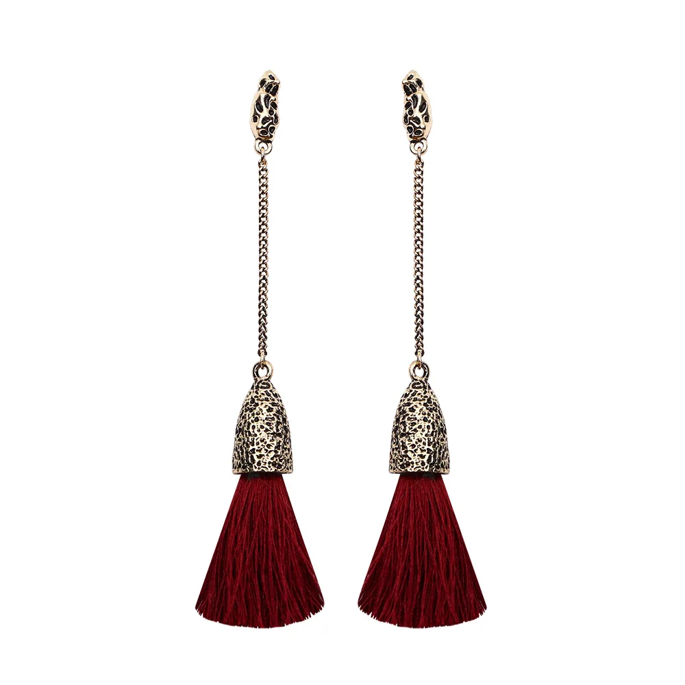 2020 Summer Women's Fashion New Tassel Long Retro Ethnic Style Multicolor Earrings Temperament Personality Trend Earrings
2020 Summer Women's Fashion New Tassel Long Retro Ethnic Style Multicolor Earrings Temperament Personality Trend Earrings