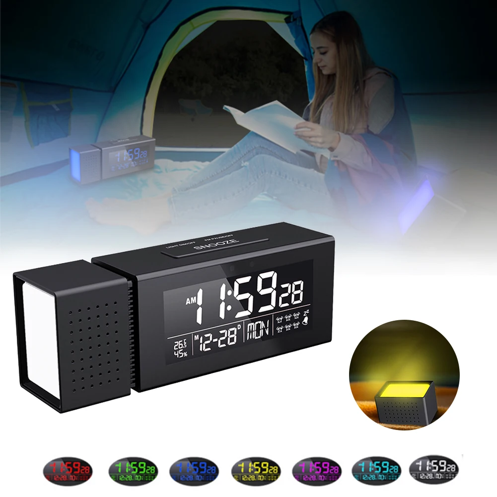 Multifunctional Sound Light Alarm Digital Alarm Clock Household Night Light Human Body Induction Function Clock Bedroom Outdoor
Multifunctional Sound Light Alarm Digital Alarm Clock Household Night Light Human Body Induction Function Clock Bedroom Outdoor