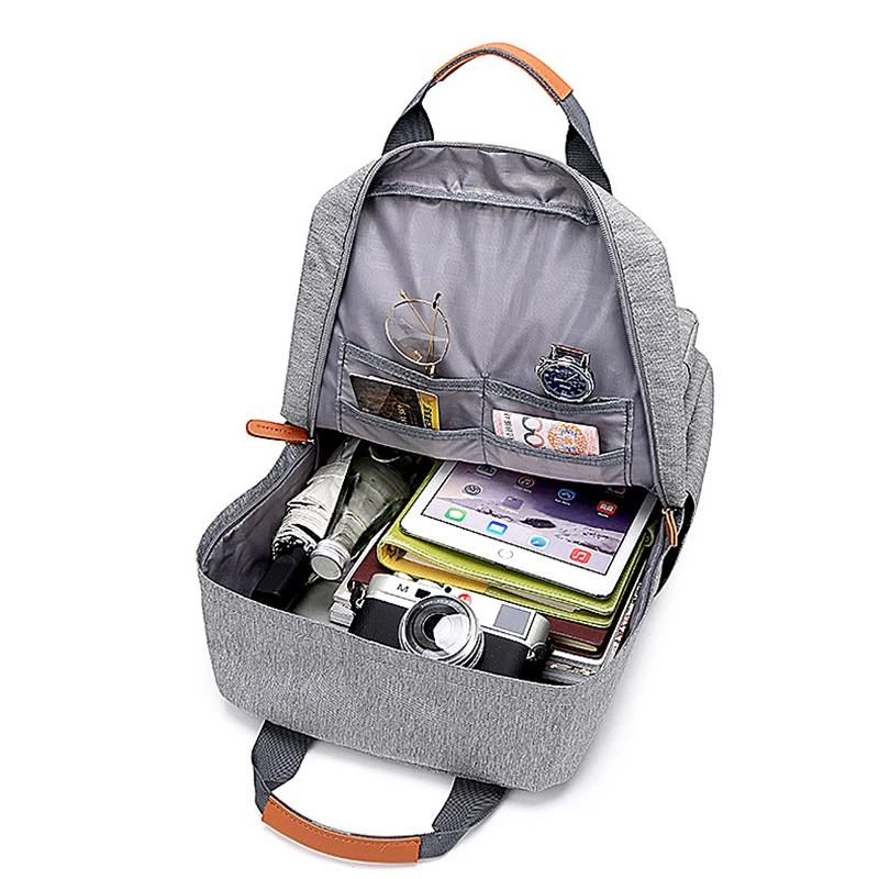Hot Fashion Men Casual Computer Backpack Light 15.6 inch Laptop Lady Anti-theft Travel Backpack Gray Student School Bag 2020 New
Hot Fashion Men Casual Computer Backpack Light 15.6 inch Laptop Lady Anti-theft Travel Backpack Gray Student School Bag 2020 New