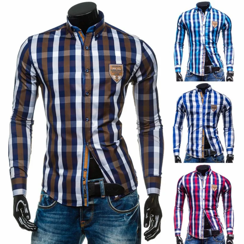ZOGAA Spring New Fashion Cotton Small Plaid Men's Shirt Casual Social Business Mens Shirts High Quality Long-sleeved Men Formal
ZOGAA Spring New Fashion Cotton Small Plaid Men's Shirt Casual Social Business Mens Shirts High Quality Long-sleeved Men Formal