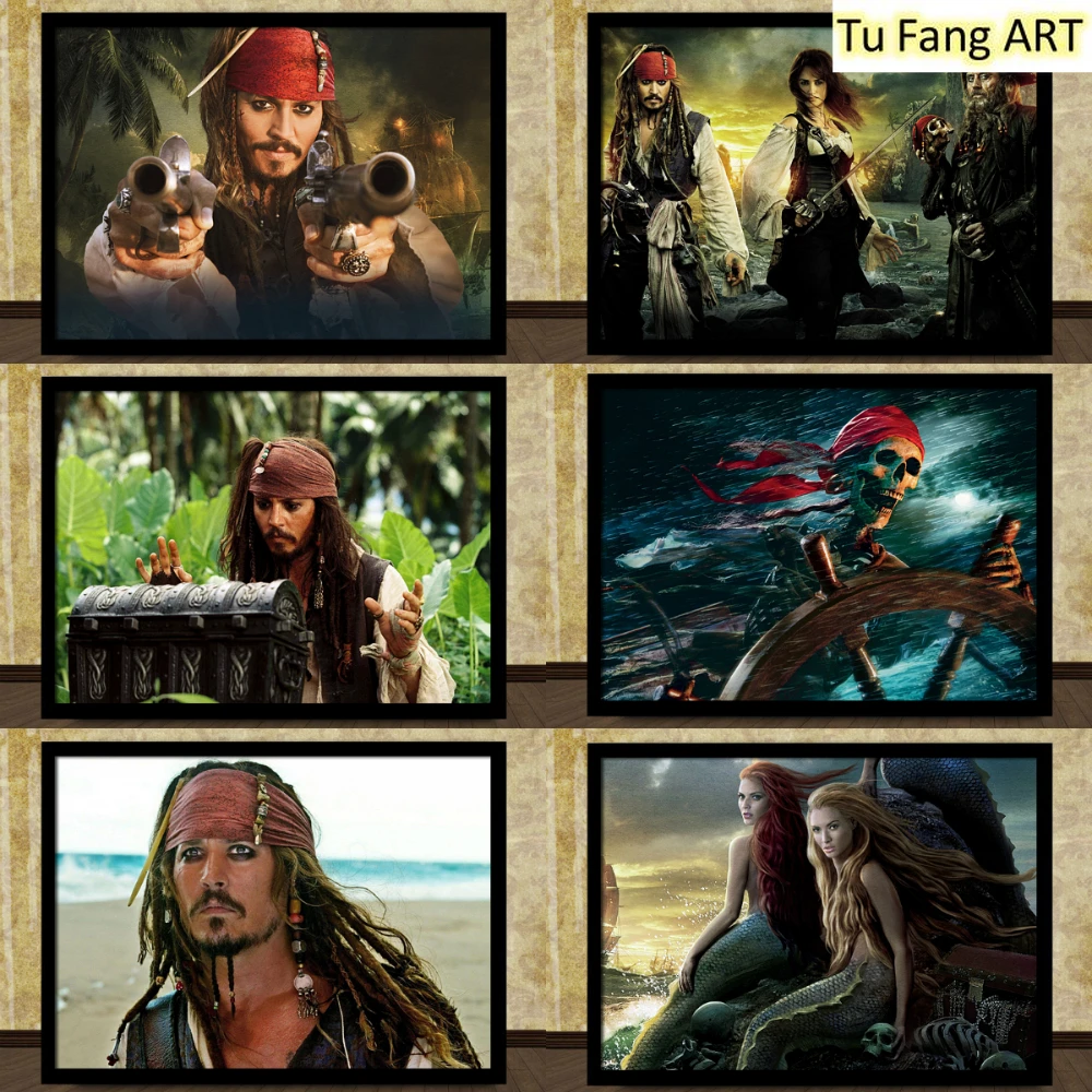 Marvel Wall Art Canvas Painting Pirates of The Caribbean Movie Posters and Prints Room Decor Pictures for Gift Home Decoration
Marvel Wall Art Canvas Painting Pirates of The Caribbean Movie Posters and Prints Room Decor Pictures for Gift Home Decoration
