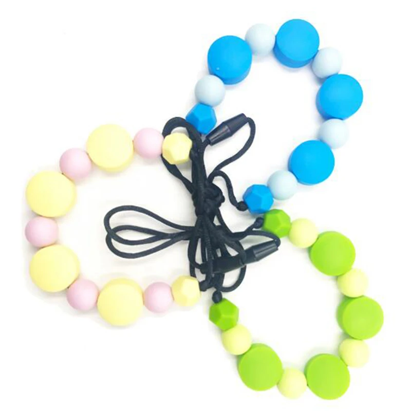 Natural 1PC Silicone Teething Necklace With Chew Beads For Baby Teethers BPA Free Baby Gift Safe Newborn Kids Teething Toys
Natural 1PC Silicone Teething Necklace With Chew Beads For Baby Teethers BPA Free Baby Gift Safe Newborn Kids Teething Toys