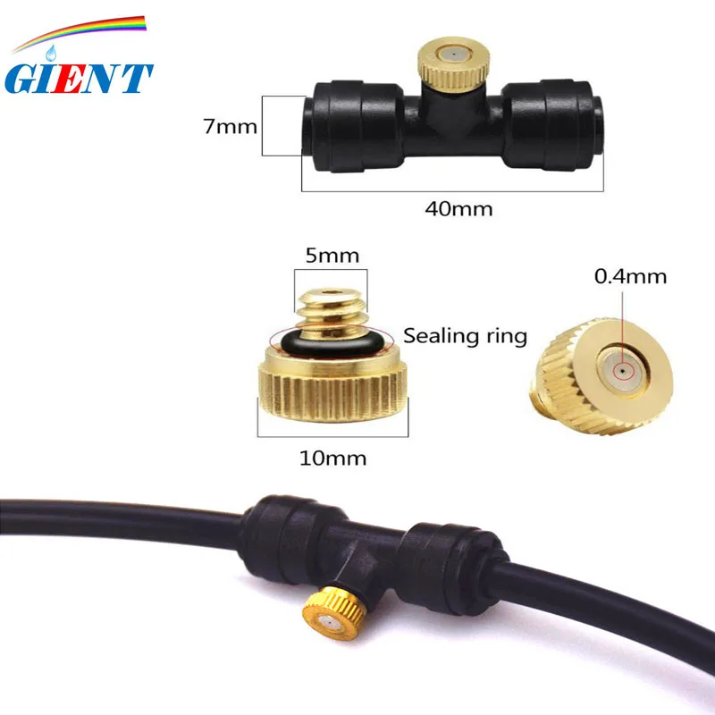 1/4'' Brass Low Pressure Spray Nozzles Kit Mist Nozzle Misting Fogging Spray Sprinkler Head Patio Mist Water Cooling Sprayer
1/4'' Brass Low Pressure Spray Nozzles Kit Mist Nozzle Misting Fogging Spray Sprinkler Head Patio Mist Water Cooling Sprayer