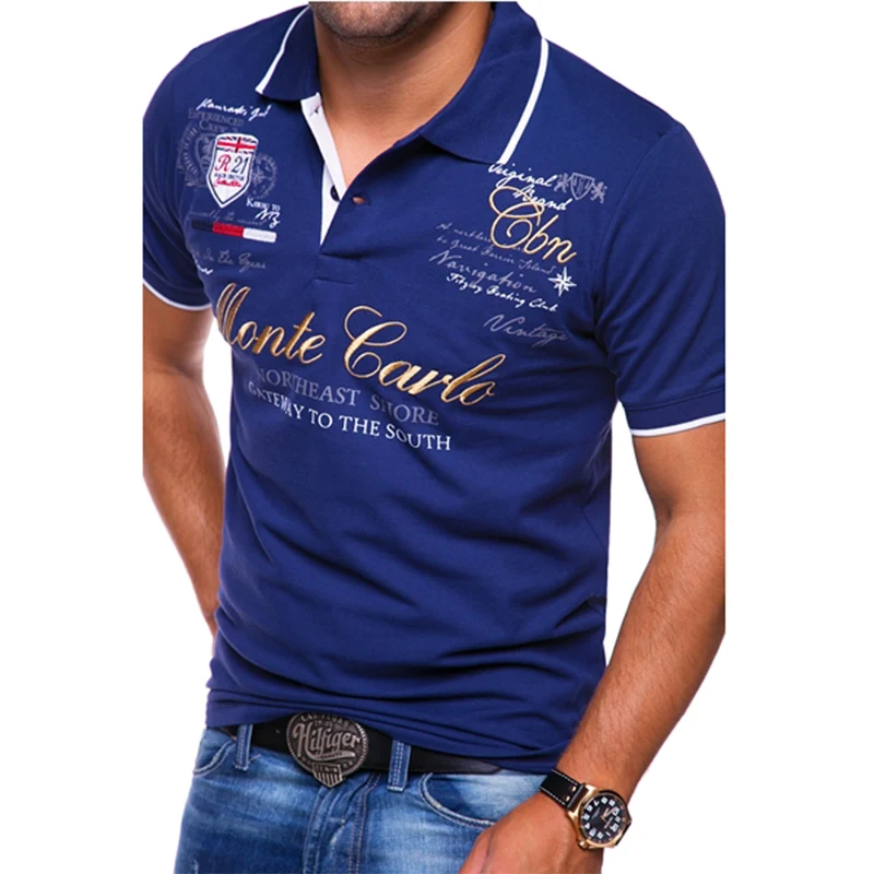 Men's Cultivating Short-sleeved Polo Shirts 6 Color Fashion Letter Print Anti-Shrink Casual Polo Shirt Plus Size Men Tops
Men's Cultivating Short-sleeved Polo Shirts 6 Color Fashion Letter Print Anti-Shrink Casual Polo Shirt Plus Size Men Tops