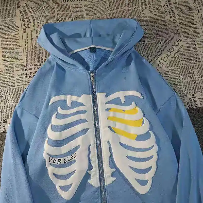 Skull Print Hooded Sweatshirt Park Harajuku Warm Hoodie Zipper Hooded Sweatshirt Retro Street Hotel Hoodie Men Ladies Streetwear
Skull Print Hooded Sweatshirt Park Harajuku Warm Hoodie Zipper Hooded Sweatshirt Retro Street Hotel Hoodie Men Ladies Streetwear
