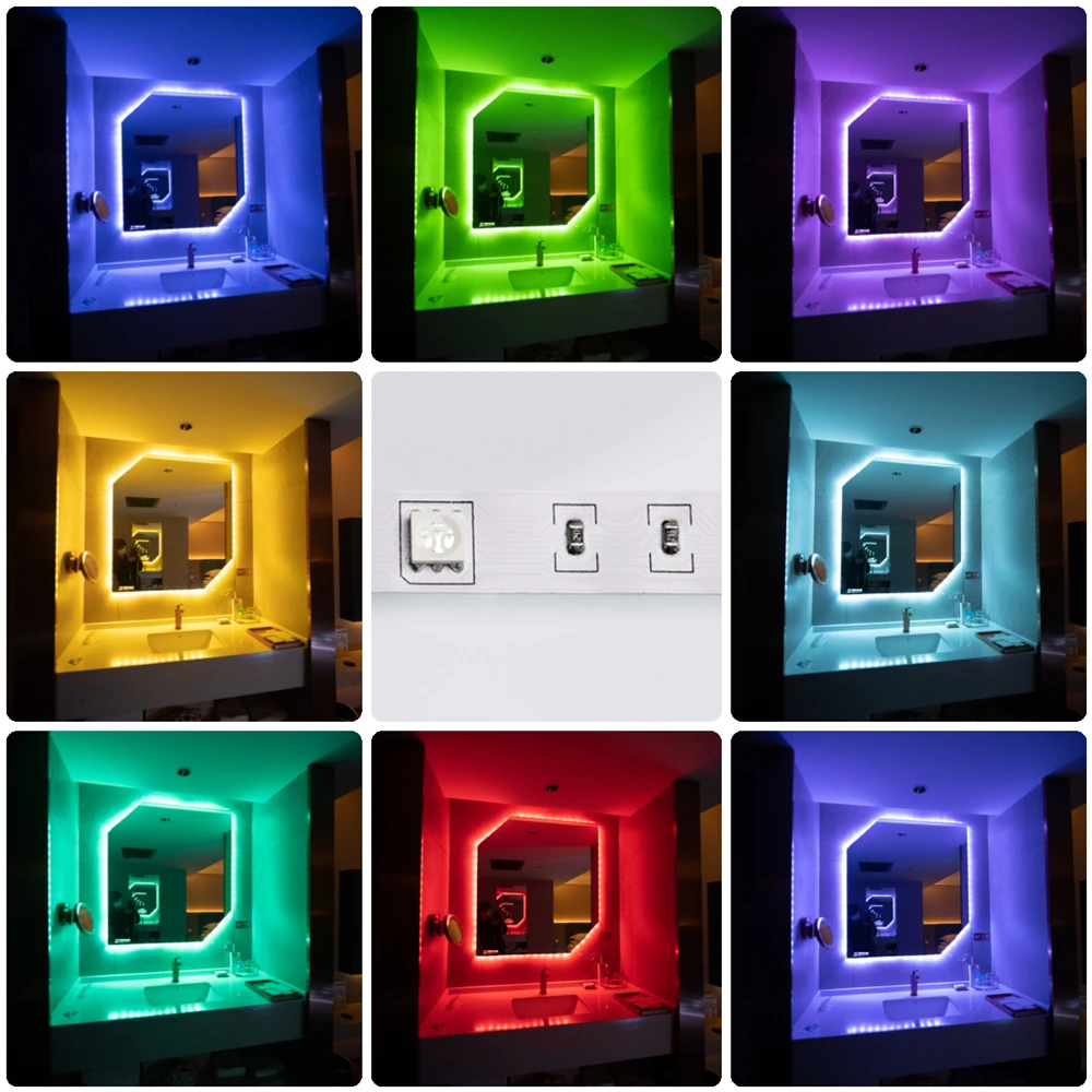 LED Strip Lights Flexible Ribbon RGB 5050 SMD2835 Waterproof Tape Diode 10M DC12V Remote Bluetooth WIFI Phone APP IR Control
LED Strip Lights Flexible Ribbon RGB 5050 SMD2835 Waterproof Tape Diode 10M DC12V Remote Bluetooth WIFI Phone APP IR Control