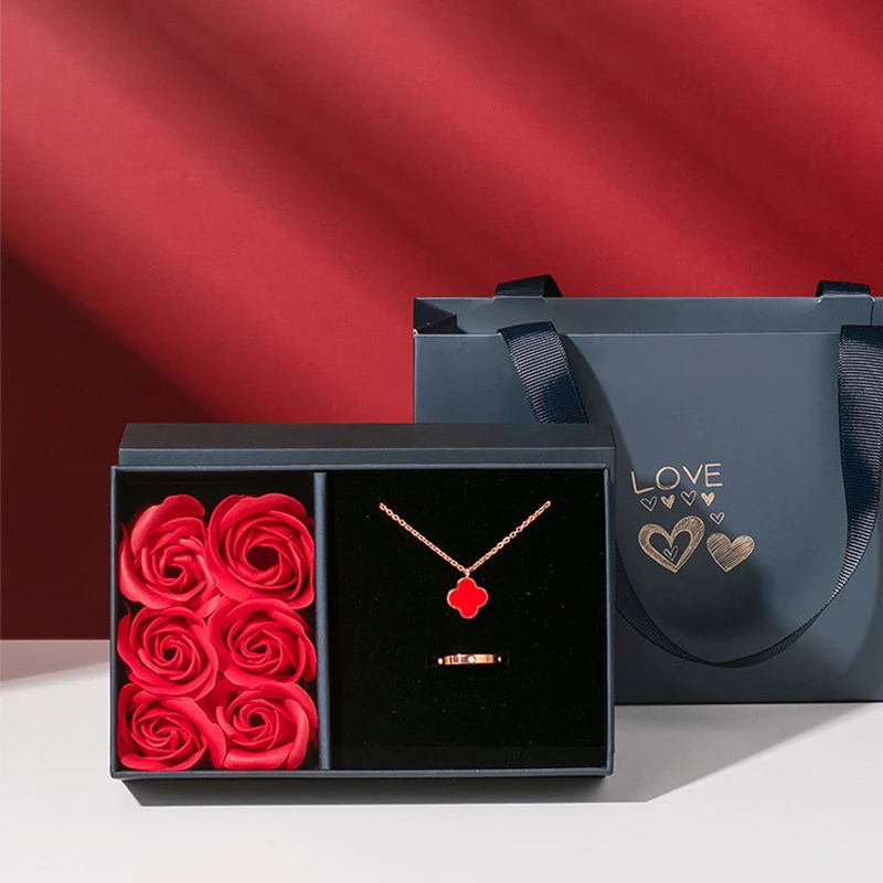 Rose Jewelry Gift Box Ring Earrings Necklace Storage Wedding Valentines Birthday Artificial Eternal Rose Jewellery Sets Case
Rose Jewelry Gift Box Ring Earrings Necklace Storage Wedding Valentines Birthday Artificial Eternal Rose Jewellery Sets Case