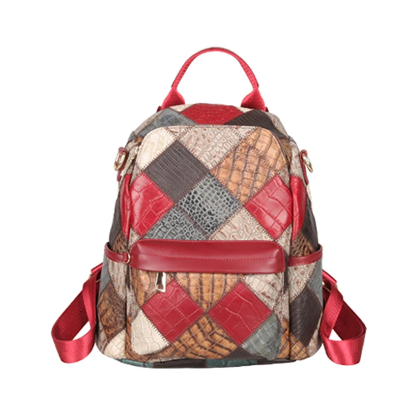 Large capacity backpack Casual backpack Women Genuine leather bag real cowhide backpack Fashion leather stitching Women backpack
Large capacity backpack Casual backpack Women Genuine leather bag real cowhide backpack Fashion leather stitching Women backpack