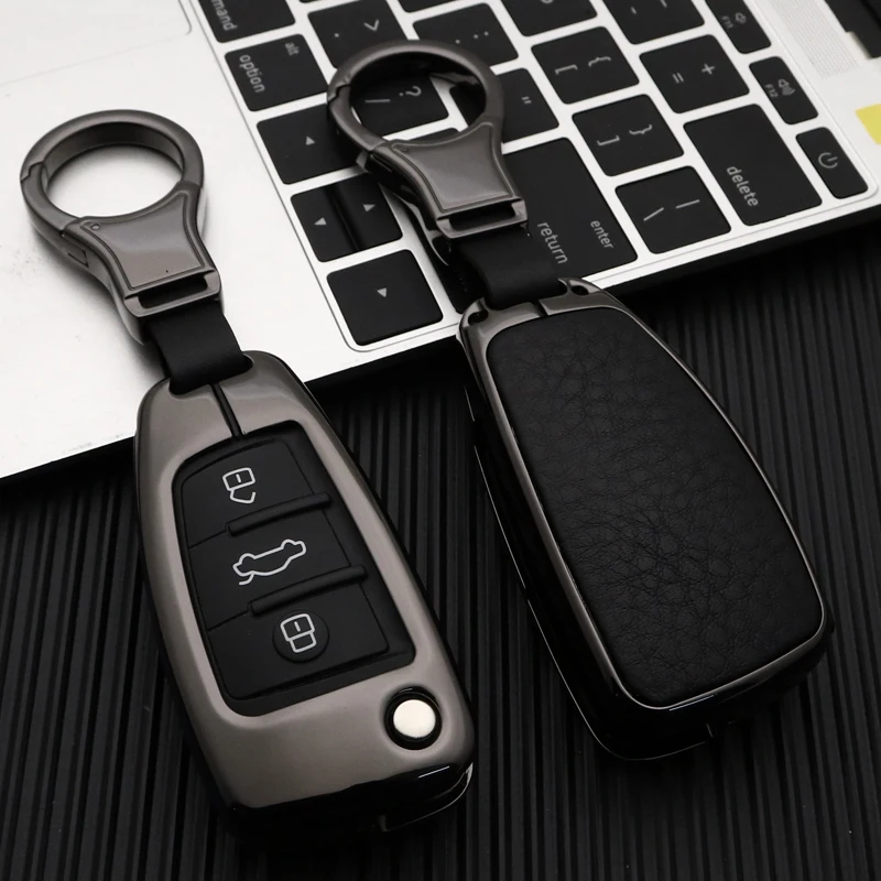 Galvanzed Alloy&Leather Car Key Case Cover For Audi C6 A7 A8 R8 A1 A3 A4 A5 Q7 A6 C5 New A4L A6L QT S5 S7 TTS Auto Accessories
Galvanzed Alloy&Leather Car Key Case Cover For Audi C6 A7 A8 R8 A1 A3 A4 A5 Q7 A6 C5 New A4L A6L QT S5 S7 TTS Auto Accessories