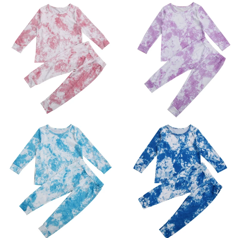 Toddler Baby Girl Boy Tie Dye Set Clothes Print Long Sleeve Pullover T-shirt+Pants 2Pcs Autumn Outfits Sets 1-6 Years
Toddler Baby Girl Boy Tie Dye Set Clothes Print Long Sleeve Pullover T-shirt+Pants 2Pcs Autumn Outfits Sets 1-6 Years