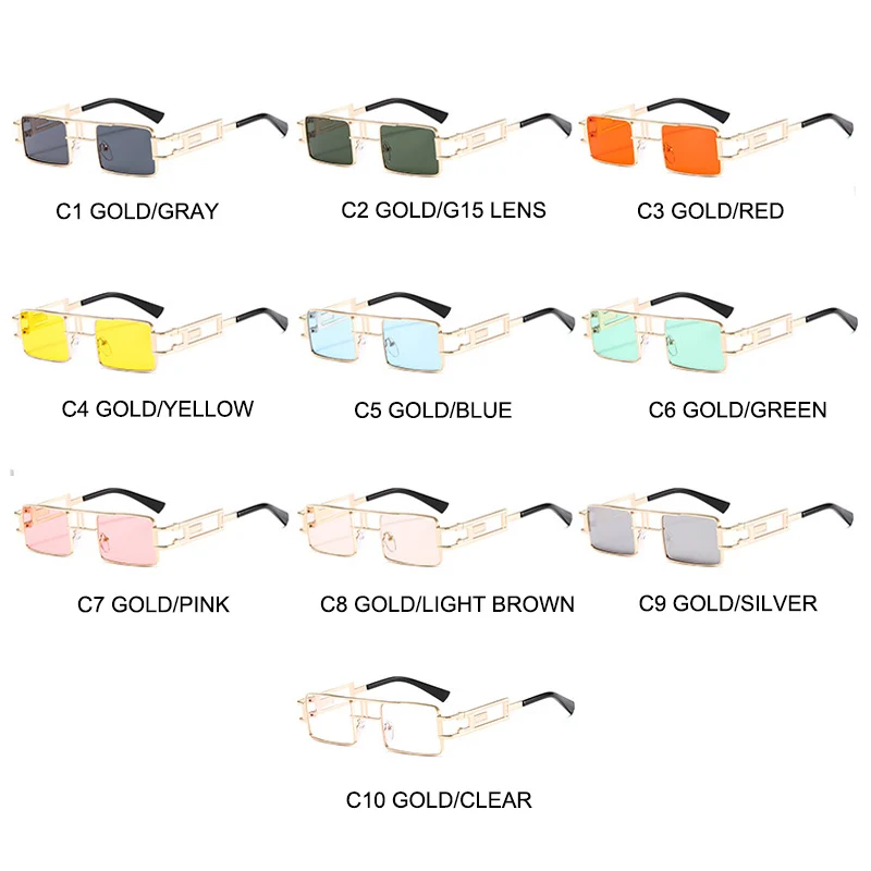 Fashion Rectangle Sunglasses Women Men Brand Designer Small Shades Black Steampunk Sunglasses For Female Eyewear UV400 O557
Fashion Rectangle Sunglasses Women Men Brand Designer Small Shades Black Steampunk Sunglasses For Female Eyewear UV400 O557