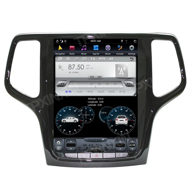 4+128GB Android 9.0 For JEEP Grand Cherokee 2012-2018 Tesla style Car GPS Navigation Headunit Multimedia Player Auto Radio Black
4+128GB Android 9.0 For JEEP Grand Cherokee 2012-2018 Tesla style Car GPS Navigation Headunit Multimedia Player Auto Radio Black