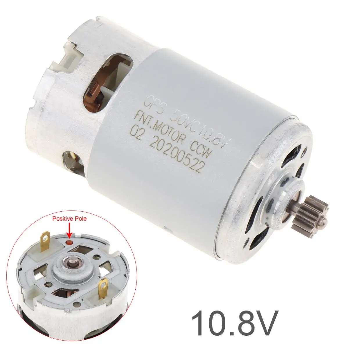 RS550 10.8-21V 19500 RPM DC Motor with Two-speed 11 Teeth and High Torque Gear Box for Cordless Charge Drill Screwdriver
RS550 10.8-21V 19500 RPM DC Motor with Two-speed 11 Teeth and High Torque Gear Box for Cordless Charge Drill Screwdriver