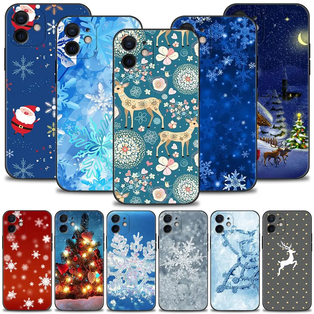 Fashion Christmas Snowflake Deer Phone Case For iPhone 14 13 12 11 Pro Max 13 12 Mini XS XR X 8 7 6s 6 Plus Cover Silicone Shell
Fashion Christmas Snowflake Deer Phone Case For iPhone 14 13 12 11 Pro Max 13 12 Mini XS XR X 8 7 6s 6 Plus Cover Silicone Shell
