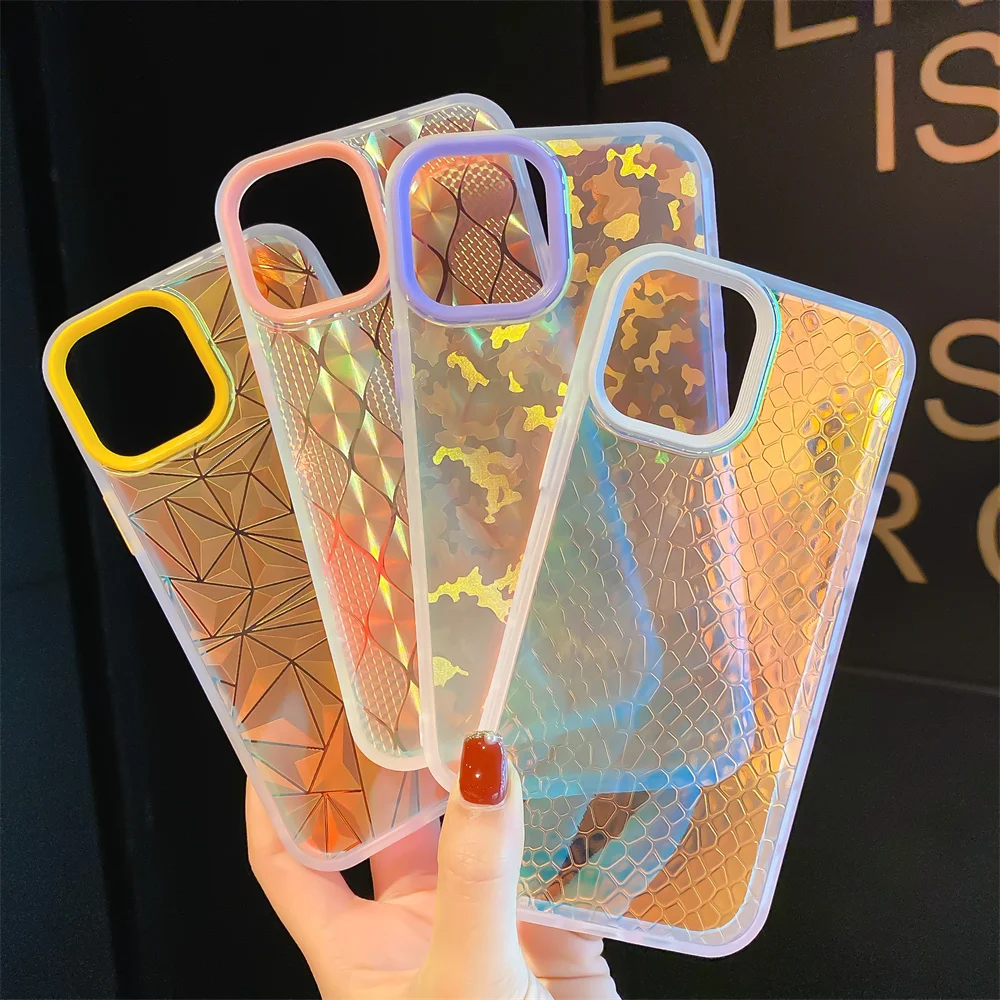 USLION Fashion Luxury Laser Glitter Phone Shockproof Cover For iPhone 13 11 12 Pro XS Max X XR 7 8 Plus Soft TPU Back Case Funda
USLION Fashion Luxury Laser Glitter Phone Shockproof Cover For iPhone 13 11 12 Pro XS Max X XR 7 8 Plus Soft TPU Back Case Funda
