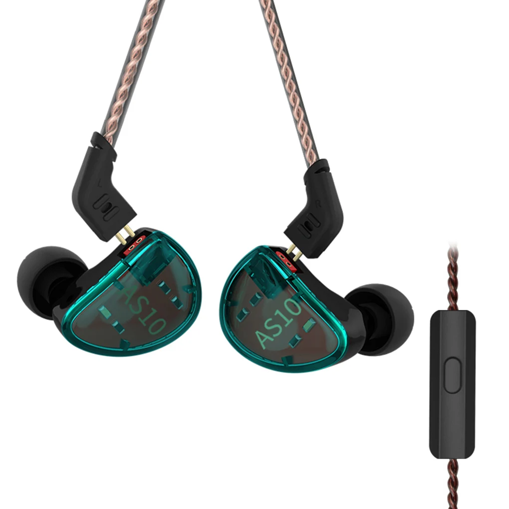 KZ AS10 Wired Earbuds 3.5mm Jack IPX5 Waterproof Sports Earphone Detachable Cable L Type Stereo Headset Long Cord Running
KZ AS10 Wired Earbuds 3.5mm Jack IPX5 Waterproof Sports Earphone Detachable Cable L Type Stereo Headset Long Cord Running