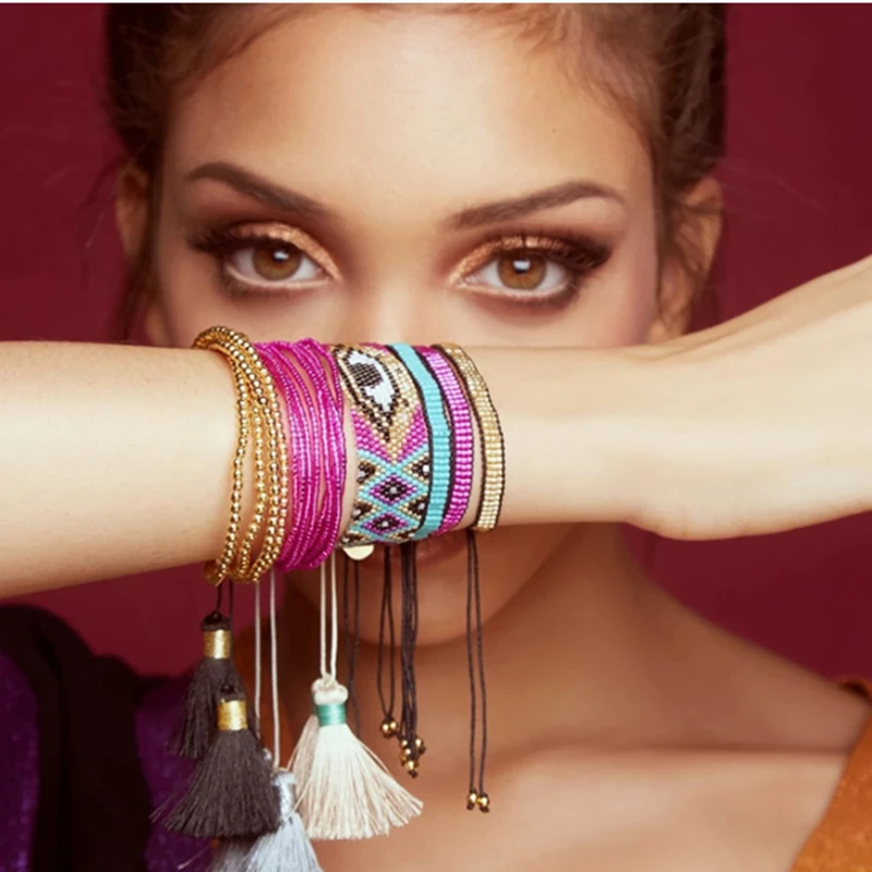 Rttooas Turkish Evil Eye Bracelets Set Mostacilla MIYUKI Beads Bracelet Women Pulsera Mujer 2022 Handmade Woven Female Jewelry
Rttooas Turkish Evil Eye Bracelets Set Mostacilla MIYUKI Beads Bracelet Women Pulsera Mujer 2022 Handmade Woven Female Jewelry