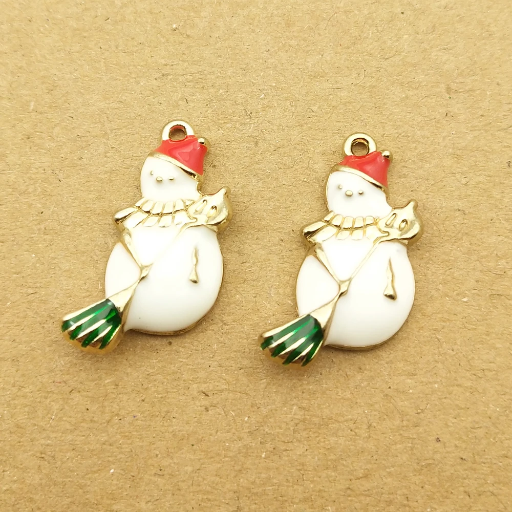 10pcs 15x22mm christmas sonwman charm enamel charm for jewelry making and crafting earring pendant necklace bracelet charm
10pcs 15x22mm christmas sonwman charm enamel charm for jewelry making and crafting earring pendant necklace bracelet charm