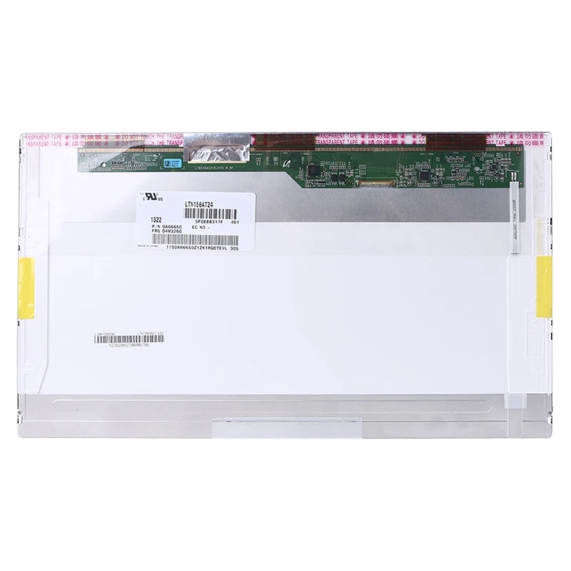 15.6 inch LCD Screen Panel for LTN156AT24-401 Tested N156BGE-L21 1366x768 Matrix Monitor Replacement 1366x768 1PC
15.6 inch LCD Screen Panel for LTN156AT24-401 Tested N156BGE-L21 1366x768 Matrix Monitor Replacement 1366x768 1PC