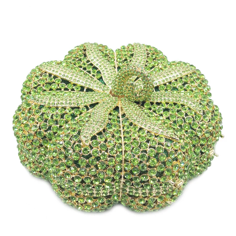 2021 New Arrival Ladies Evening Clutch Bag Pumpkin Shape Fashion Red/Champagne/Green 5 Clolors Rhinestone Wedding Mini Purse
2021 New Arrival Ladies Evening Clutch Bag Pumpkin Shape Fashion Red/Champagne/Green 5 Clolors Rhinestone Wedding Mini Purse