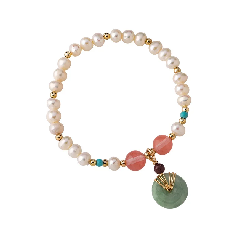 TIFCOJEW Retro Natural 1.5cm Pearl Bracelet Safety buckle Emerald For Woman Charm Wedding Engagement Fashion Party Jewelry Gift
TIFCOJEW Retro Natural 1.5cm Pearl Bracelet Safety buckle Emerald For Woman Charm Wedding Engagement Fashion Party Jewelry Gift