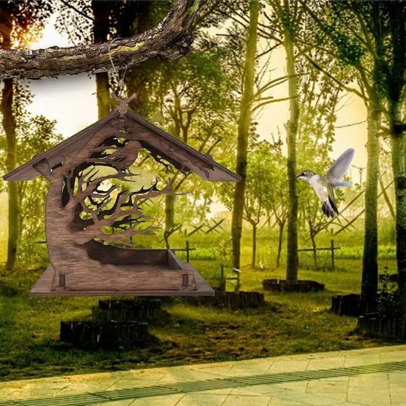 Vintage Attractive Wooden Bird Feeder Garden Villa Birdhouse Decoration Courtyard Balcony Bird Food Feeder Home Pet Supplies
Vintage Attractive Wooden Bird Feeder Garden Villa Birdhouse Decoration Courtyard Balcony Bird Food Feeder Home Pet Supplies