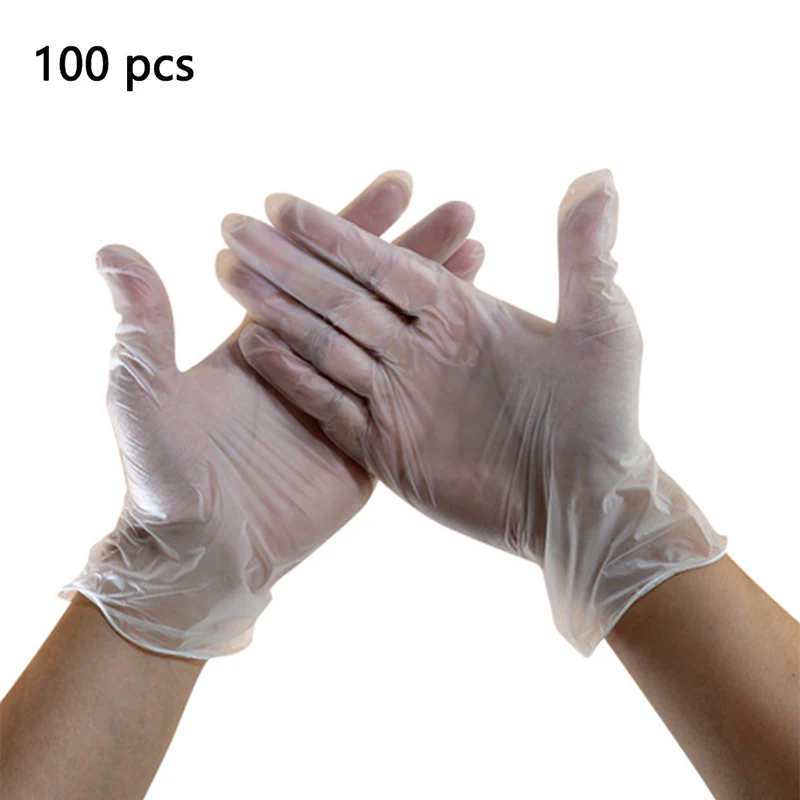 100Pcs PVC Transparent Disposable Gloves Kitchen Cooking Gloves Household Cleaning Tools & Accessories Disposable Kitchenware
100Pcs PVC Transparent Disposable Gloves Kitchen Cooking Gloves Household Cleaning Tools & Accessories Disposable Kitchenware