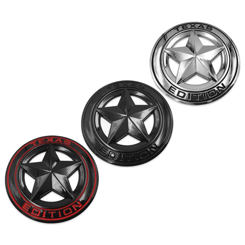 Car Emblem Badge Texas EDITION Five Pointed Star Logo Metal Sticker For Jeep Grand Cherokee Wrangler Patriot Renegade Compass
Car Emblem Badge Texas EDITION Five Pointed Star Logo Metal Sticker For Jeep Grand Cherokee Wrangler Patriot Renegade Compass