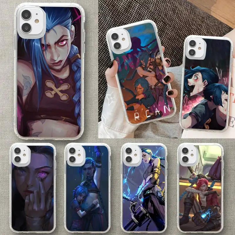 hot Arcane Jinx Phone Case For iphone 13 12 11 x xs xr 7 8 6 se 5 pro max mini 2020 soft Cover Fundas TM
hot Arcane Jinx Phone Case For iphone 13 12 11 x xs xr 7 8 6 se 5 pro max mini 2020 soft Cover Fundas TM