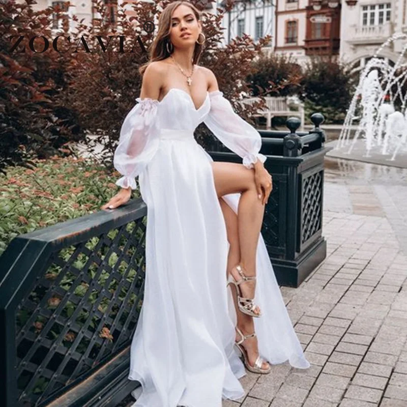 Long Dress White Robe Longue Vintage Y2k Female Clothing Vestido De Mujer Wedding Dress Long Sleeve Tunics Chiffon Maxi Dress
Long Dress White Robe Longue Vintage Y2k Female Clothing Vestido De Mujer Wedding Dress Long Sleeve Tunics Chiffon Maxi Dress